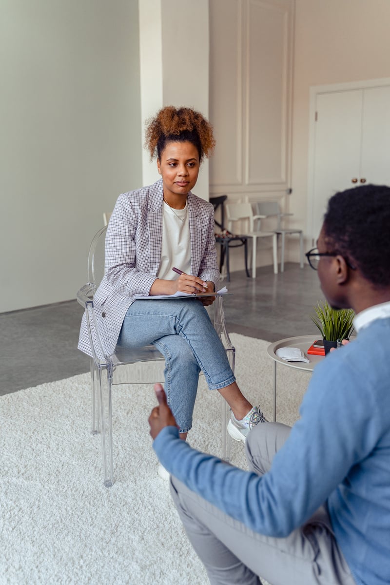 A Psychologist Giving Psychotherapy Session